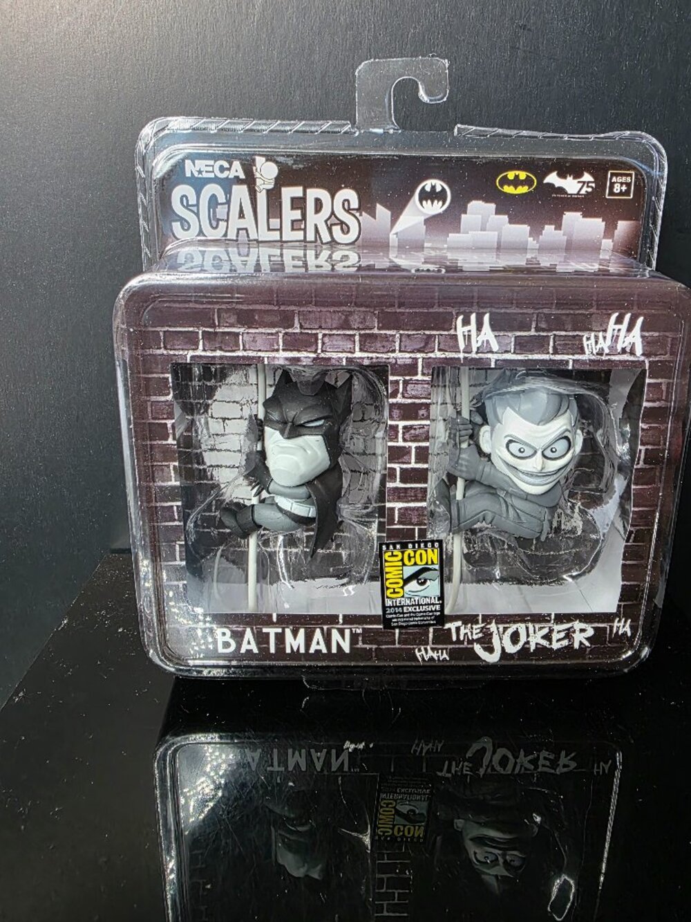 NECA Scalers Batman & Joker SDCC 2014 Exclusive DC Comics Figure 2 Pack NEW